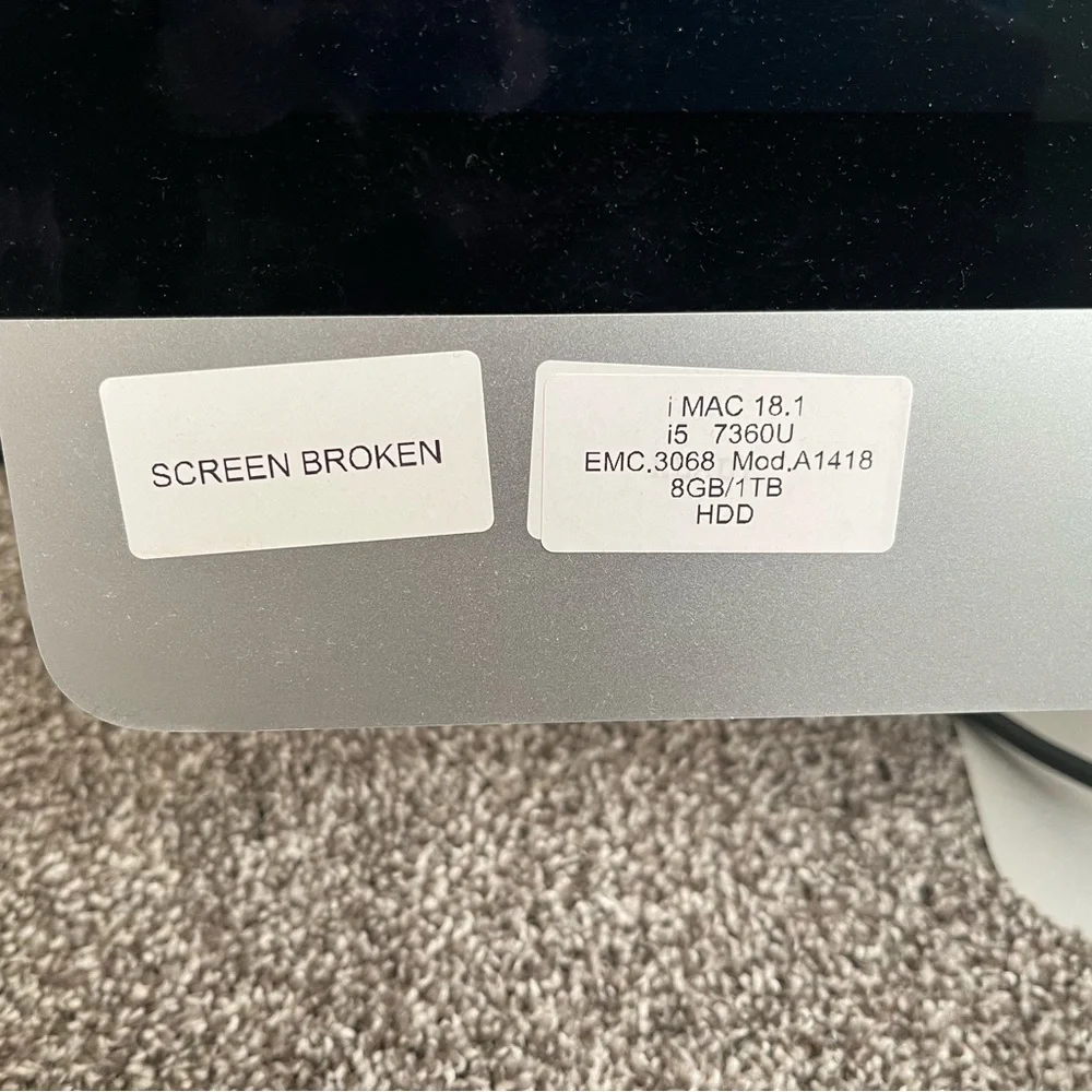 7 Apple iMac’s unknown condition